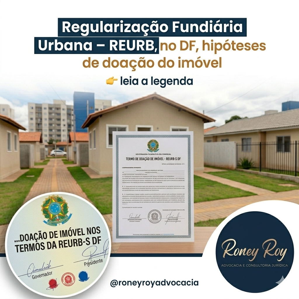 REURB/DF - Possibilidades de doação de imóveis